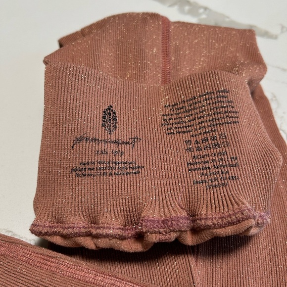 FP Movement by Free People Glitter Metallic Leggings Free People Size Small - Picture 5 of 7